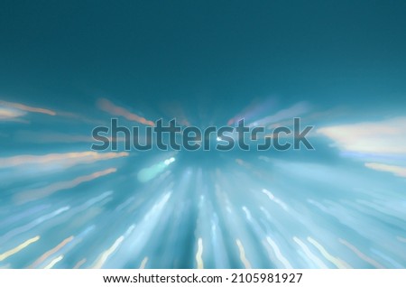 Blure background of Light trails motion effect. Long time exposer de -focused