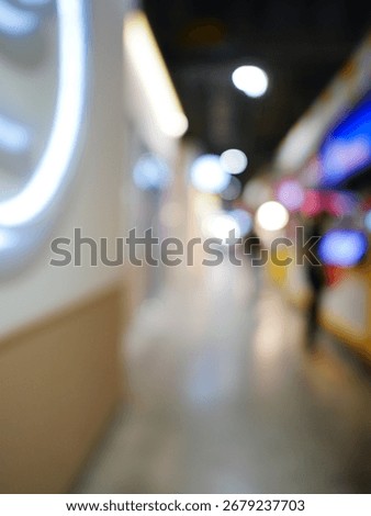 Blured background restaurant ,Cafe interior out of focus ,defocused background