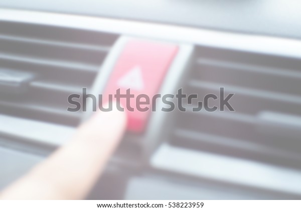 Blurred\
abstract background of emergency light\
button