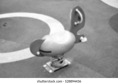 Blurred abstract background of Playground