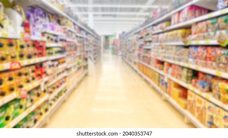 Blurred Abstract Supermarkets Background Wallpaper Stock Photo ...