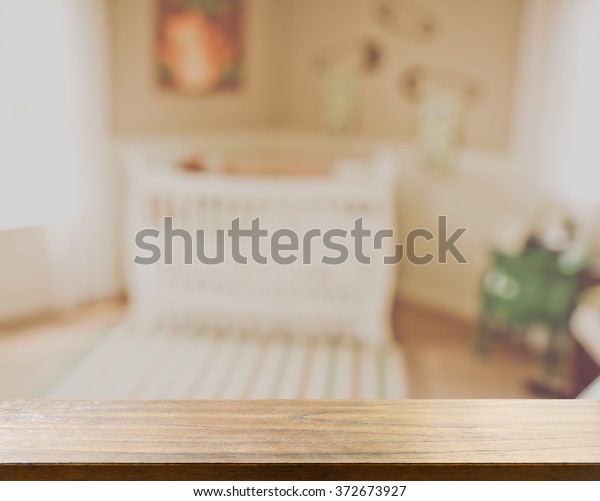 Blurred Baby Crib Retro Instagram Style Stock Photo Edit Now