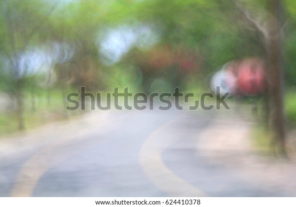 Blurred Background Blur Background Road Stock Photo 624410378 ...