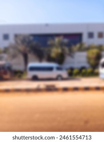 Blurred Background of a building.