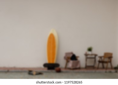 blurred background by the wall