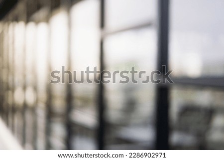 Blurred background of cafe coffee shop interior, shallow depth of focus.