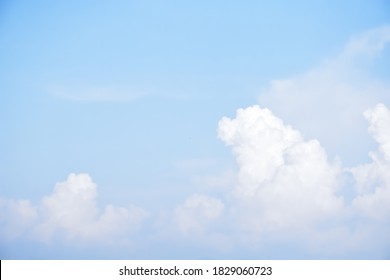 Blurred background of clouds and bluesky. Natural blurred background.