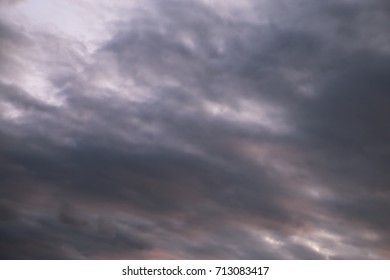 Blurred background of cloudy sky