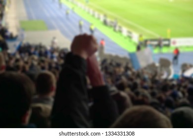 Blurred Background Crowd People Stadium Stock Photo 1334331308 ...