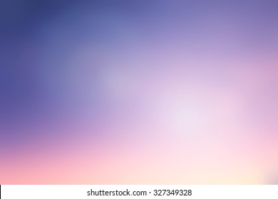 blurred background evening sunset sky and flare light 