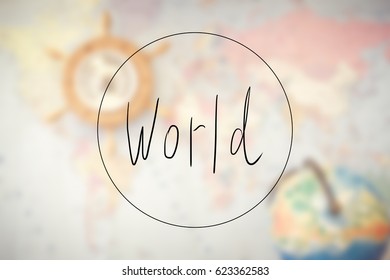 Blurred Background Map Text Stock Photo 623362583 | Shutterstock