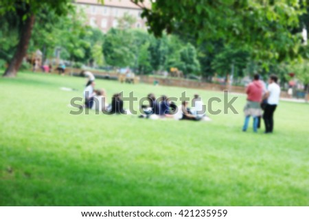 Foto Bild Boxhagener Platz (Frühlingstag)