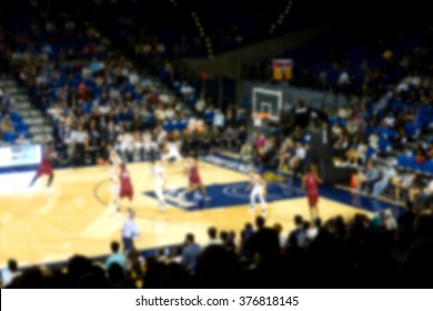  Blurred Background Of Sports Arena Crowd                              