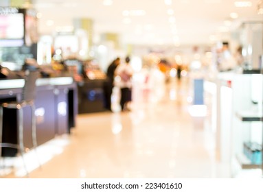 Blurred background : store blur background with bokeh
