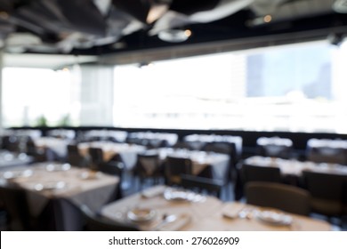 Blurred Background,restaurant Interior.