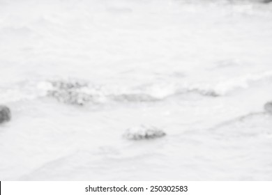 Blurred of beach