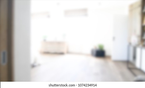 Blurred Bedroom Modern House Interior Bokeh Stock Photo 1074234914 ...