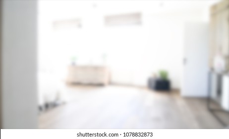 Blurred Bedroom Modern House Interior Bokeh Stock Photo 1078832873 ...