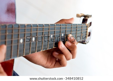 Similar – Broken guitar broken