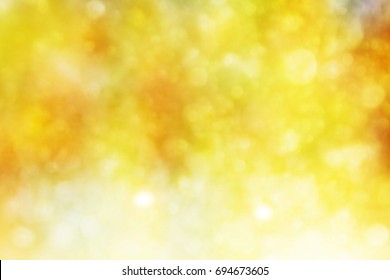 Blurred Bright Autumn Background. Abstract Colorful Bokeh