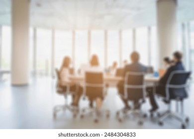 Blurred business people in space office. business concept backgrond. - Powered by Shutterstock