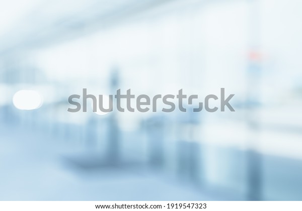 Blurred Business Store Background Modern Blue Stock Photo (Edit Now ...