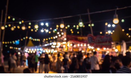 Blurred busy busy fresh market full with crowd people walking in street shopping.
Abstract blur Thailand street food outdoor garden party. - Powered by Shutterstock