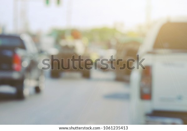 blurred car on road, traffic jam in city\
wallpaper background