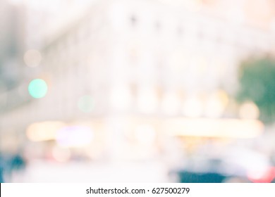 BLURRED CITY, CITYSCAPE AT DAY LIGHT