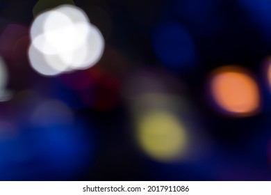 blurred city lights making a beautiful colorful bokeh lights background - graphic elements
