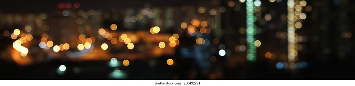blurred city panorama