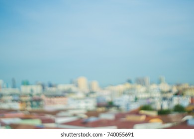 Blurred City Scape For Background