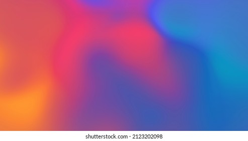 Blurred colored abstract background. Smooth transitions of iridescent colors. Colorful gradient. Rainbow backdrop. - Shutterstock ID 2123202098