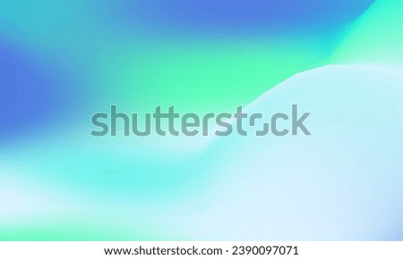 Blurred colored abstract background. Smooth transitions of iridescent colors. Colorful gradient. white green blue backdrop.
