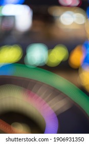 Blurred decorative light effect forms a beautiful circle effect
