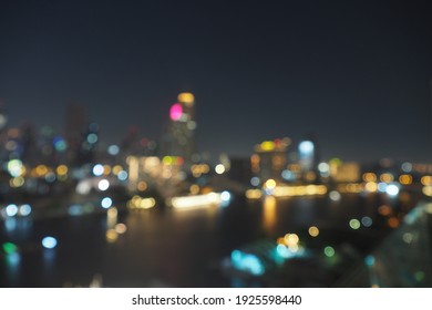 Blurred Focus Beautiful City River View Stock Photo 1925598440 ...