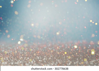 Blurred Glitter  Lights Background