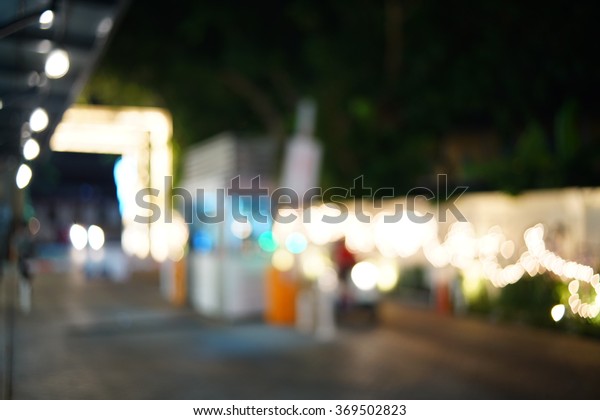 Blurred image of car park entrance / exit for\
background uses.