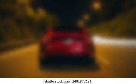 Blurred image of a sleek red sports car driving at night, showcasing speed and elegance. Perfect for automotive themes and dynamic driving scenes.
 - Powered by Shutterstock