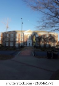 Blurred Image Of Smith Hall, O, D., Auburn University