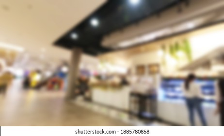 Blurred image of store.for background usage or Short sighted