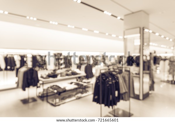 Blurred Image Wardrobe Inside Women Fashion Stock Photo Edit Now