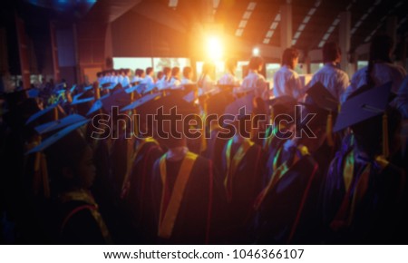 blurred image,Concept education congratulation