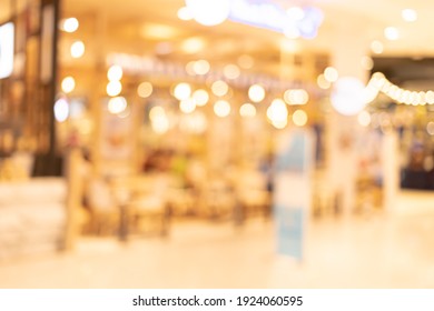 Blurred Images In Department Stores After Less Crowded Coronavirus