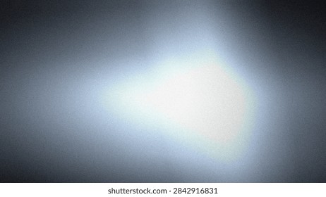 Blurred light source with gradient effect against a dark background