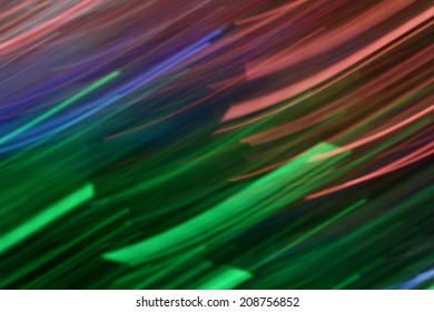 blurred light trails