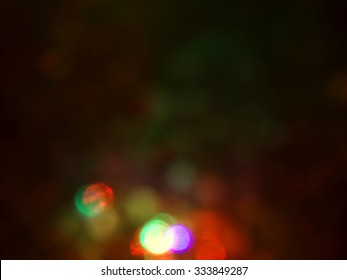 Blurred lights