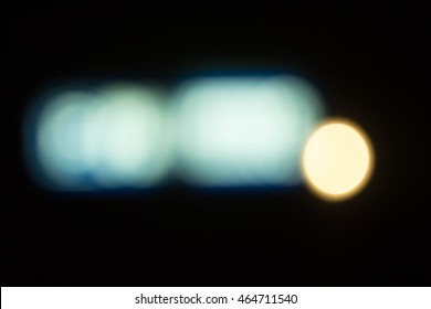 Blurred lights