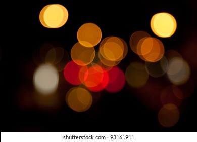 Blurred Lights Abstract Color Background