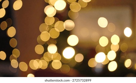 Blurred lights create a beautiful and simple background for many creative uses during holidays or special occasions.